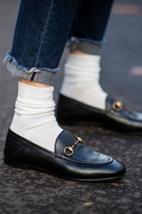 wearing socks with gucci loafers|Gucci loafers clothing.